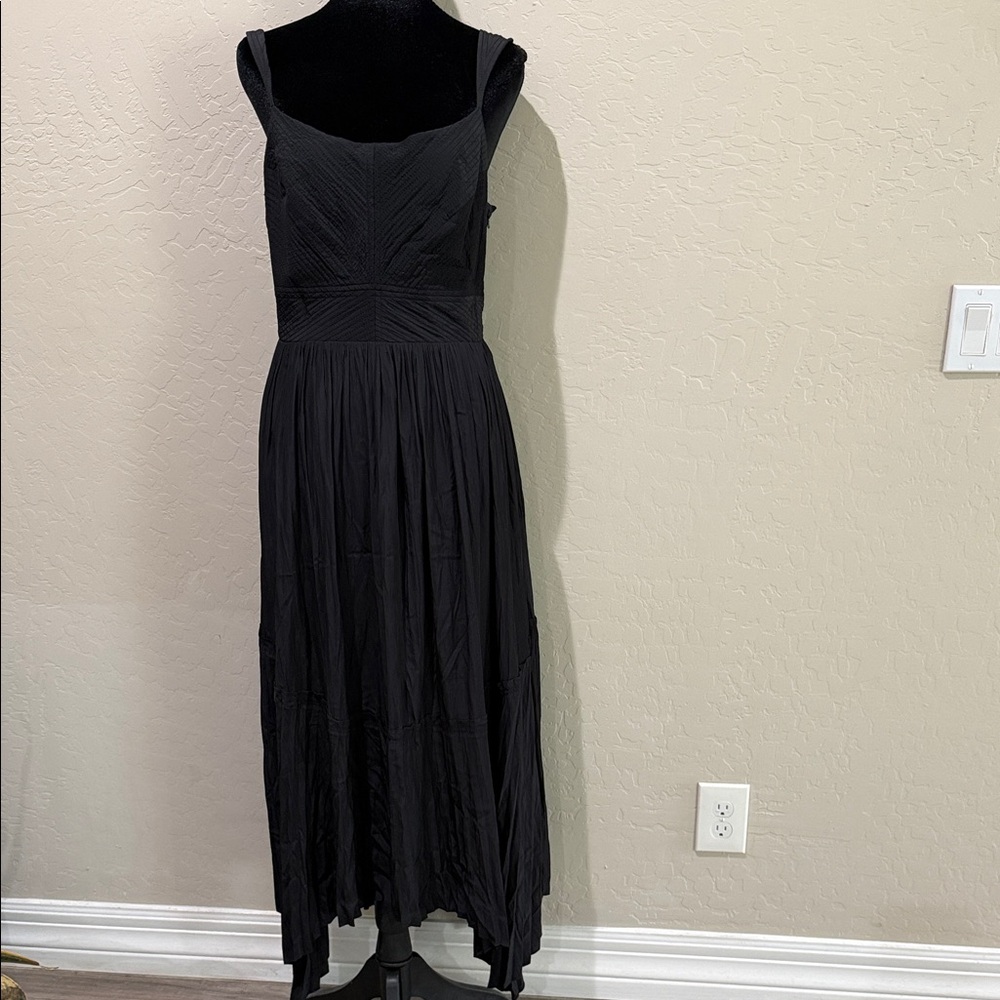 Ramy Brook Black Midi Dress